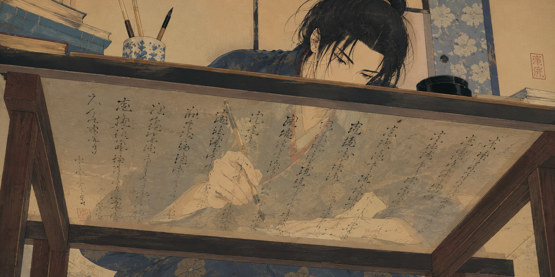 シナリオを書く文座衛門